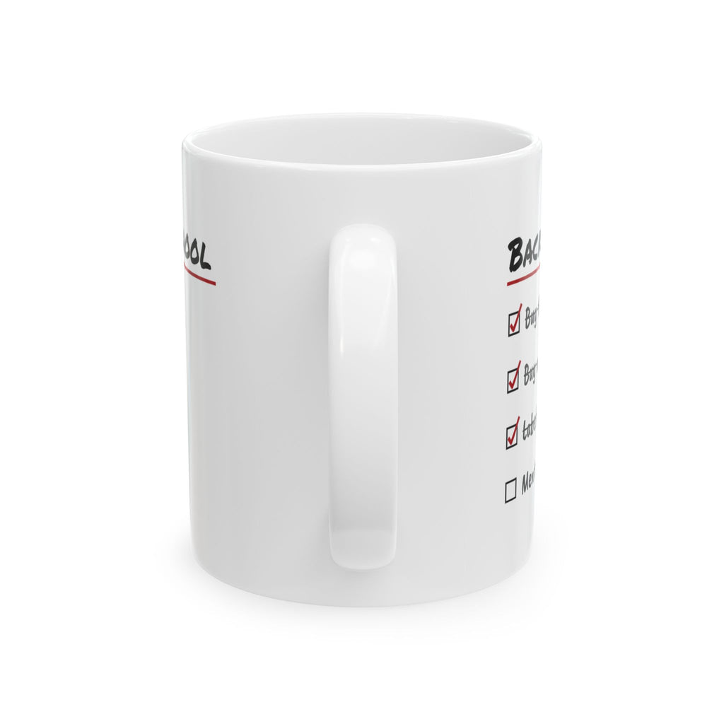 Funny Teacher Checklist Coffee Mug Back To School For Teachers