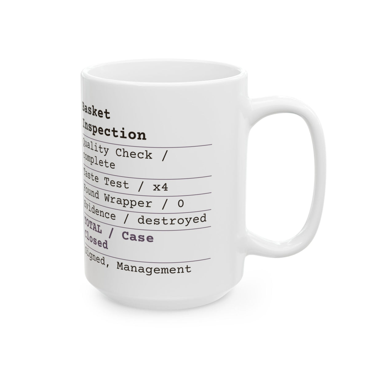 Funny Easter Candy Inspector Receipt Coffee Mug For Parents