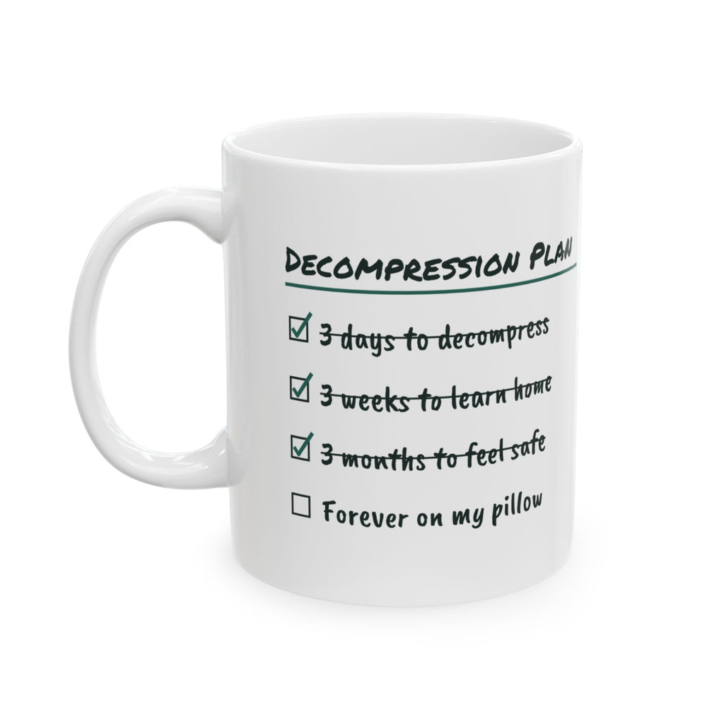 Rescue Dog Mug 3 Days 3 Weeks 3 Months Forever Adoption Checklist