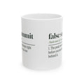 Funny Hiking Mug False Summit Dictionary Definition