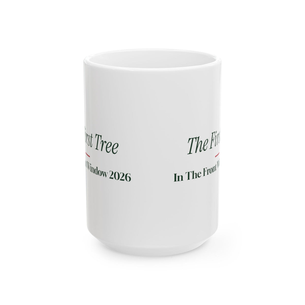 Christmas Coffee Mug The First Tree In The Front Window 2026 Keepsake