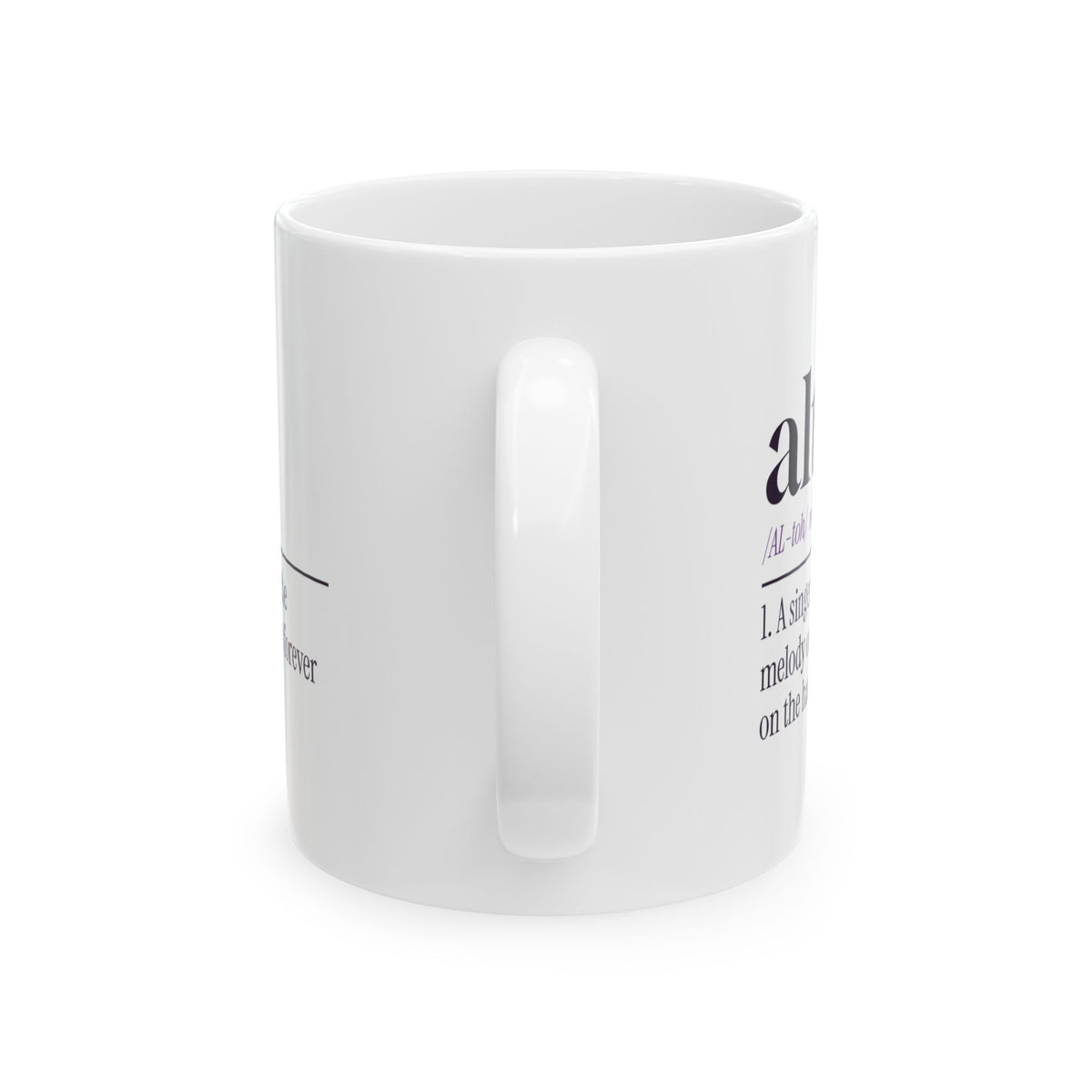 Funny Choir Coffee Mug Alto Dictionary Definition For Singers