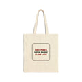 Funny Retail Christmas Tote Bag Open Early Close Late Smile Anyway
