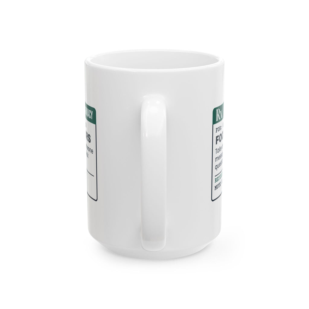 Funny Software Developer Coffee Mug Focus 2 Hours Prescription