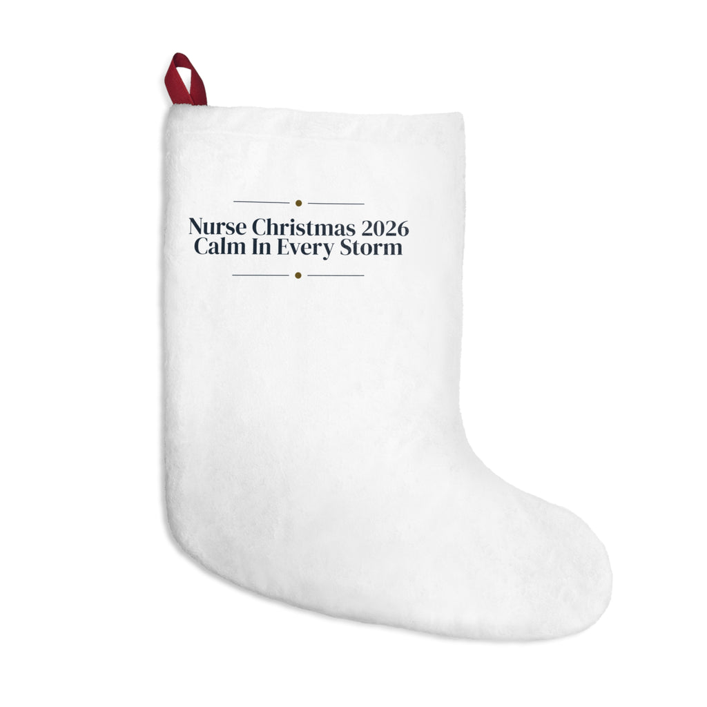 Christmas Stocking Nurse Christmas 2026 Calm In Every Storm
