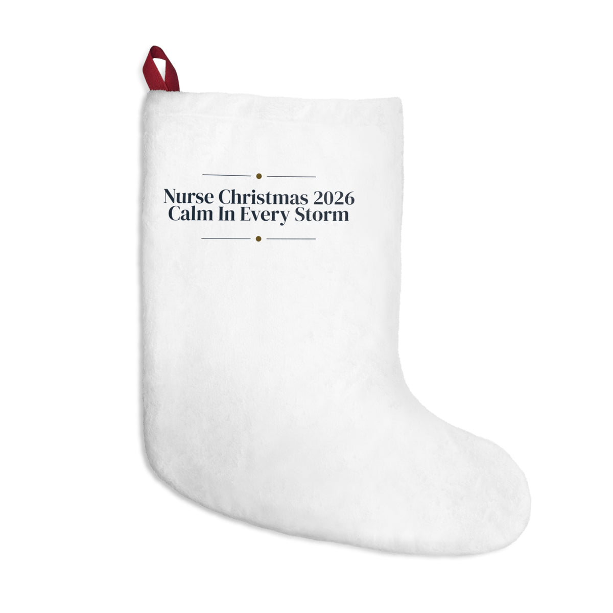Christmas Stocking Nurse Christmas 2026 Calm In Every Storm