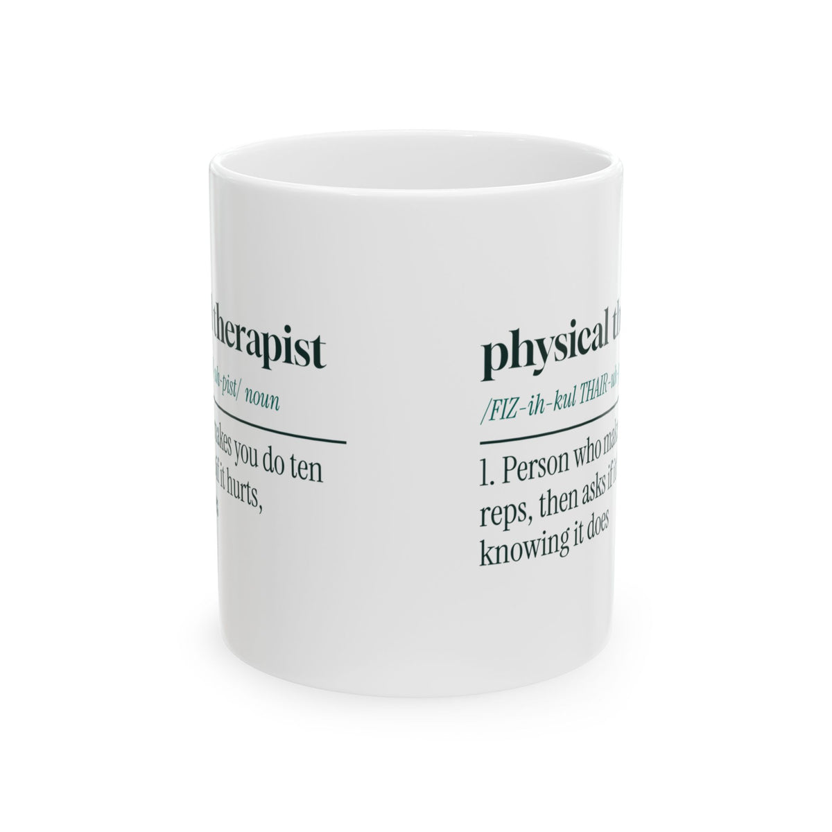 Physical Therapist Coffee Mug Definition For PT