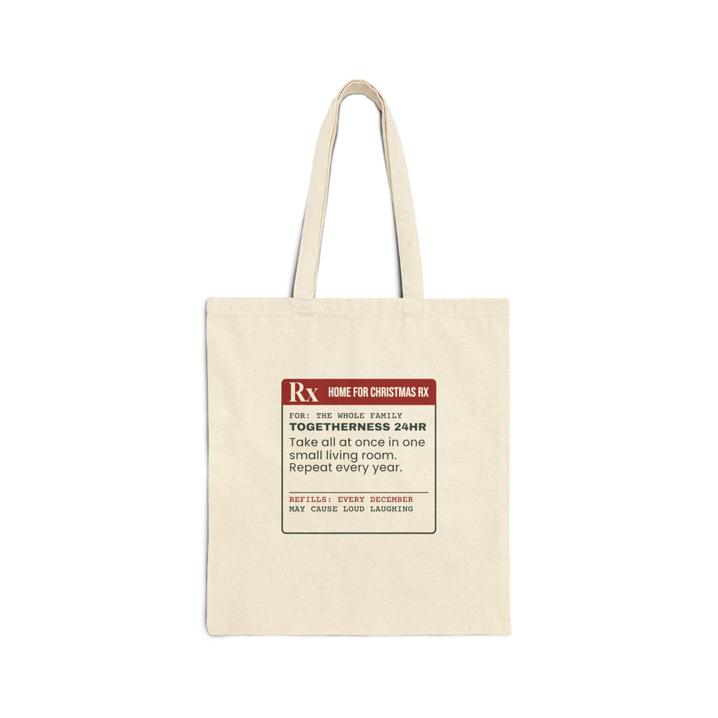 Funny Christmas Tote Bag Togetherness Prescription For Family
