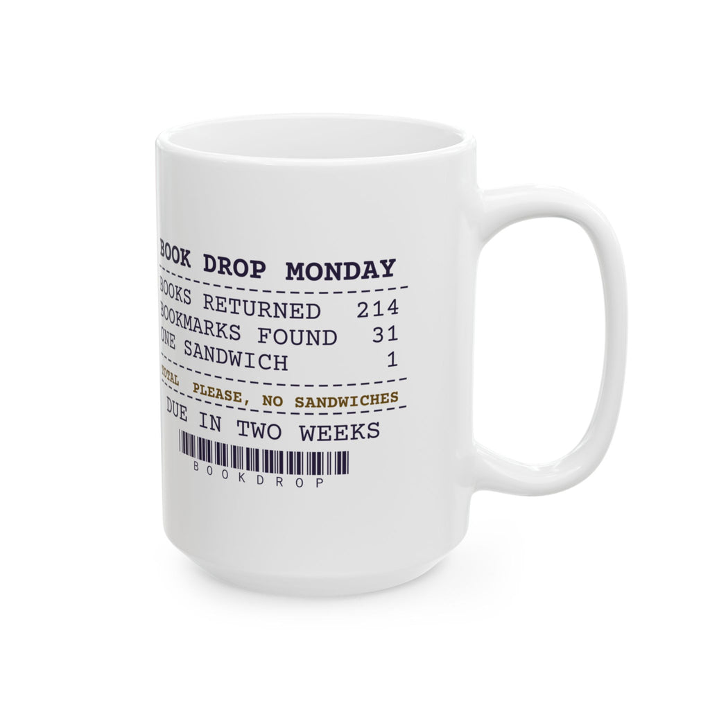 Funny Librarian Coffee Mug Found A Sandwich In The Book Drop