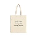 Funny Christmas Tote Bag Santa Came The Baby Slept For New Parents