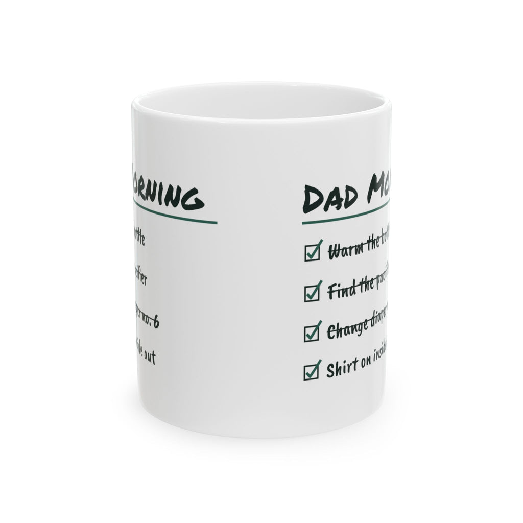 Funny New Dad Mug Found The Pacifier Shirt Inside Out For New Dads