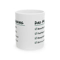 Funny New Dad Mug Found The Pacifier Shirt Inside Out For New Dads