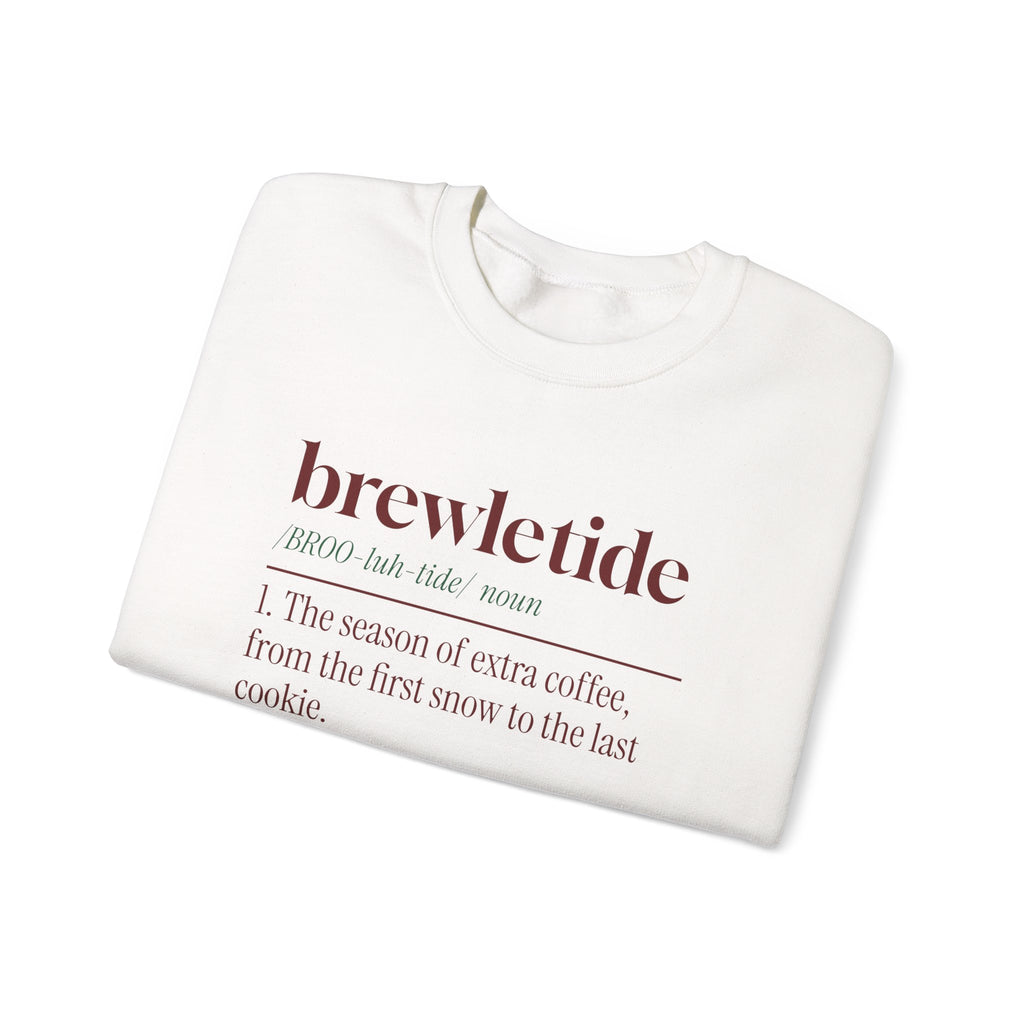 Funny Christmas Sweatshirt Brewletide Dictionary Definition