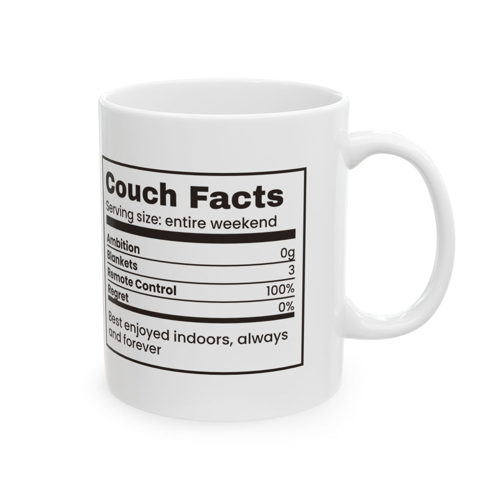 Couch Facts Nutrition Coffee Mug For Homebody