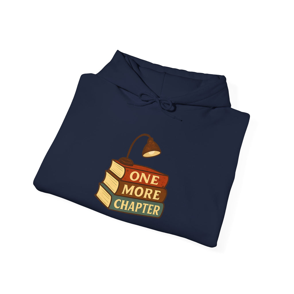 One More Chapter Funny Book Lover Reading Hoodie