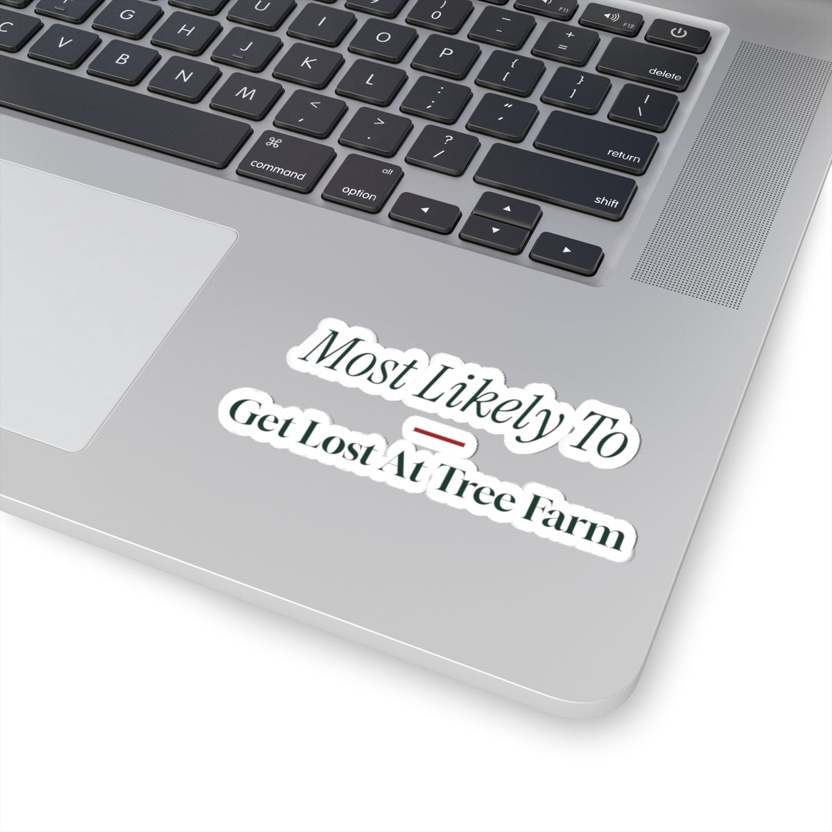 Funny Family Christmas Sticker Most Likely To Get Lost At Tree Farm