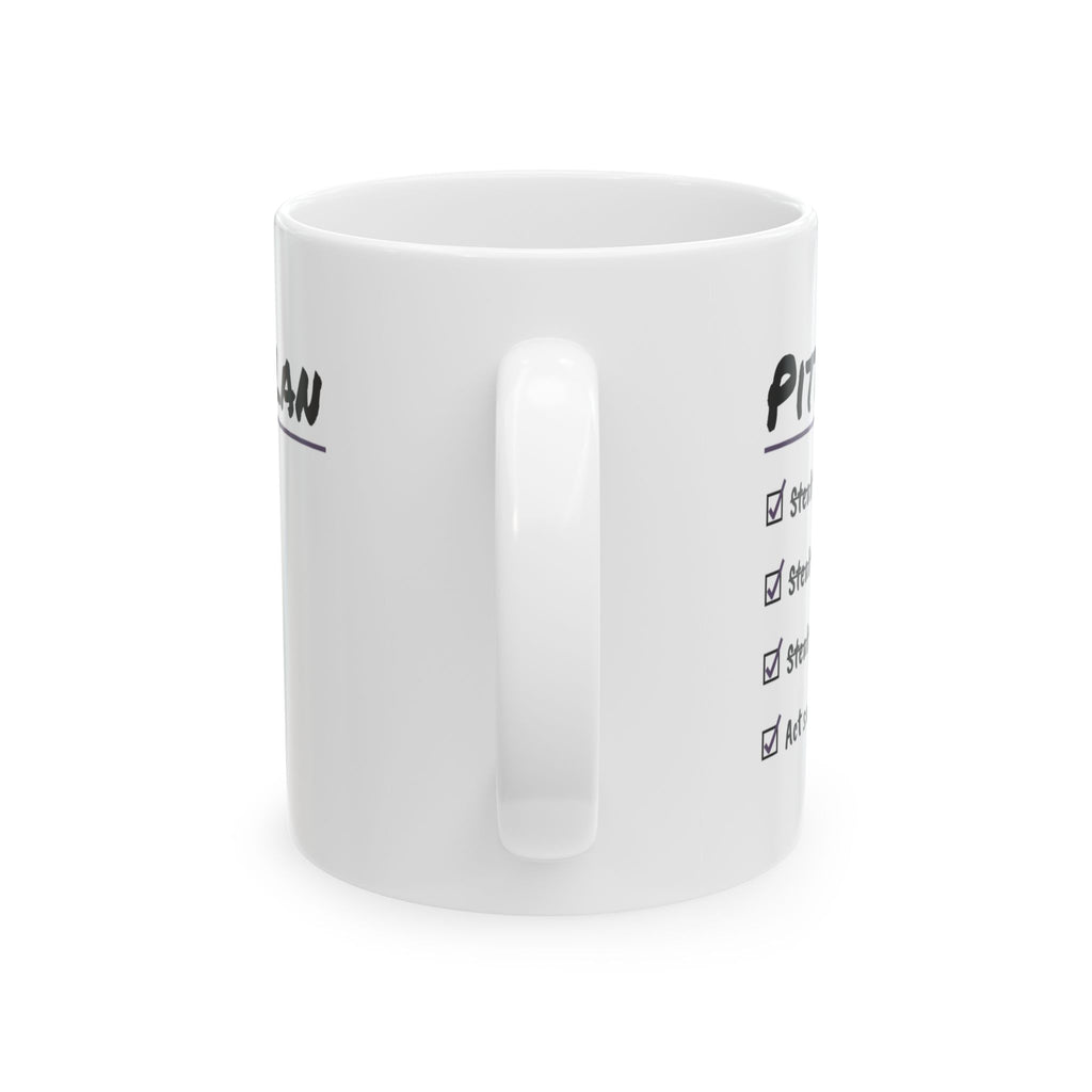 Funny Pit Bull Coffee Mug Steal The Whole Bed Act Surprised