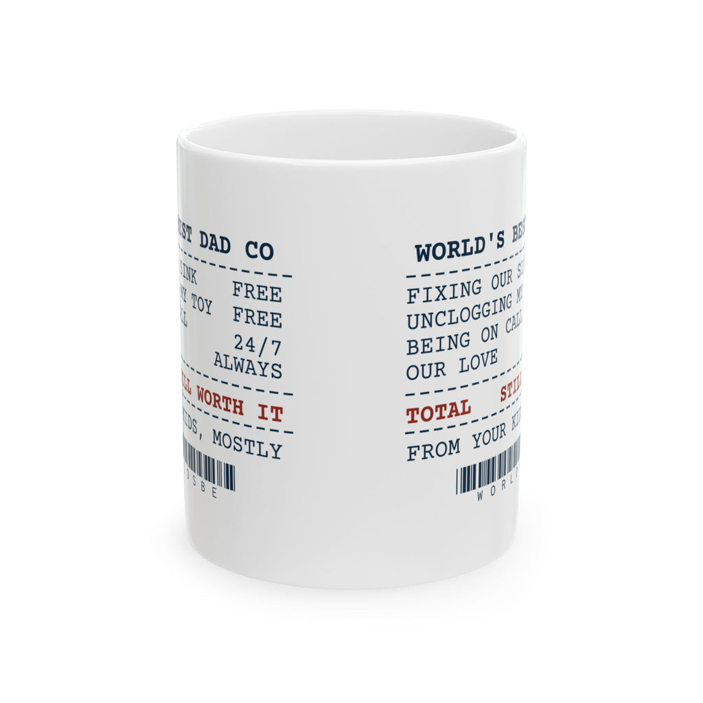 Funny Dad Coffee Mug Fixing Our Sink Still Worth It