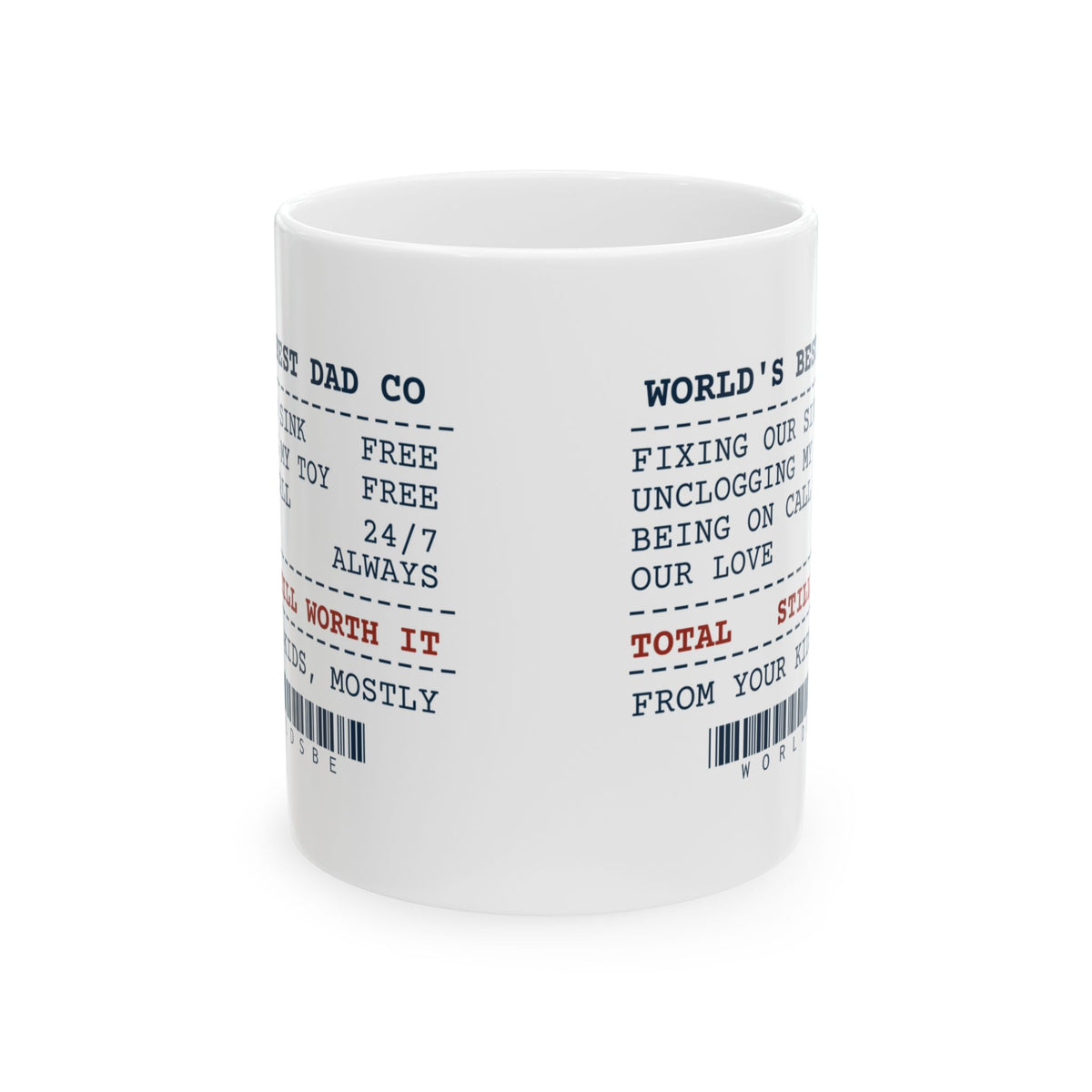 Funny Dad Coffee Mug Fixing Our Sink Still Worth It