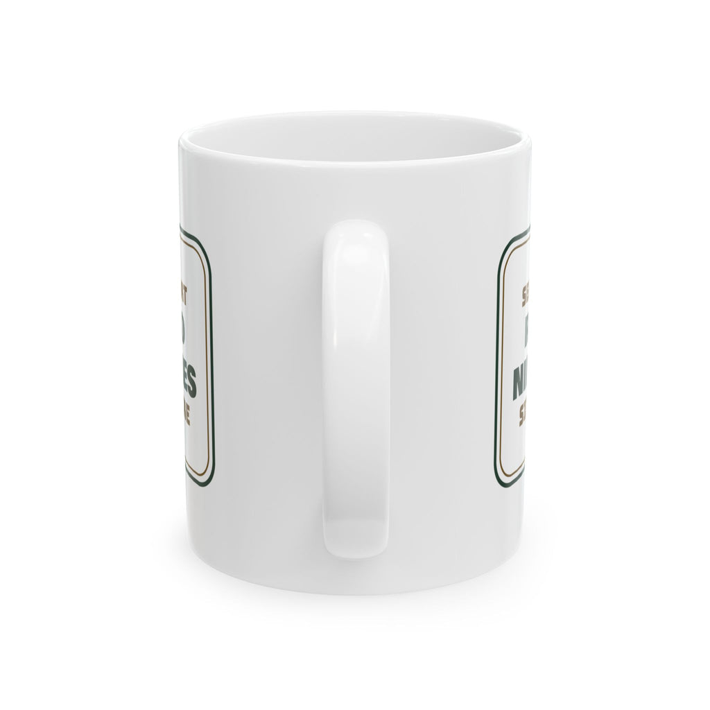 Funny Christmas Host Coffee Mug Seating Chart Revised 9 Times Sit Anywhere