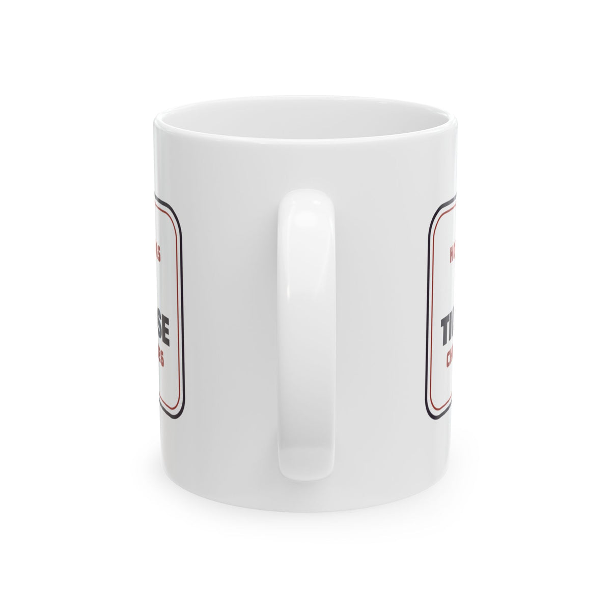 Funny Christmas Retail Coffee Mug Holiday Hours Open Till Close Sign