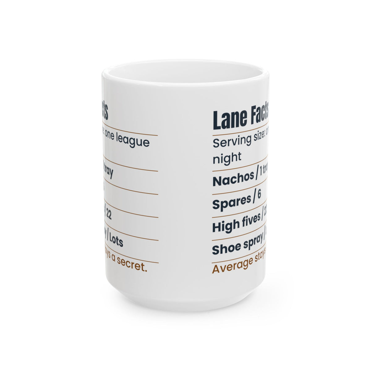 Funny Bowling Coffee Mug Lane Facts League Night For Bowlers