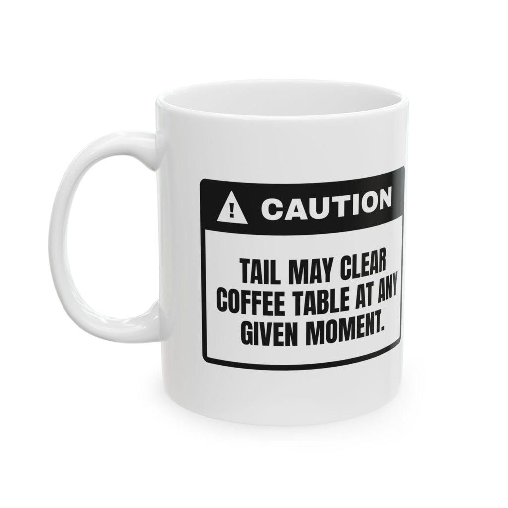 Labrador Coffee Mug Tail Clearance Zone For Dog Lovers