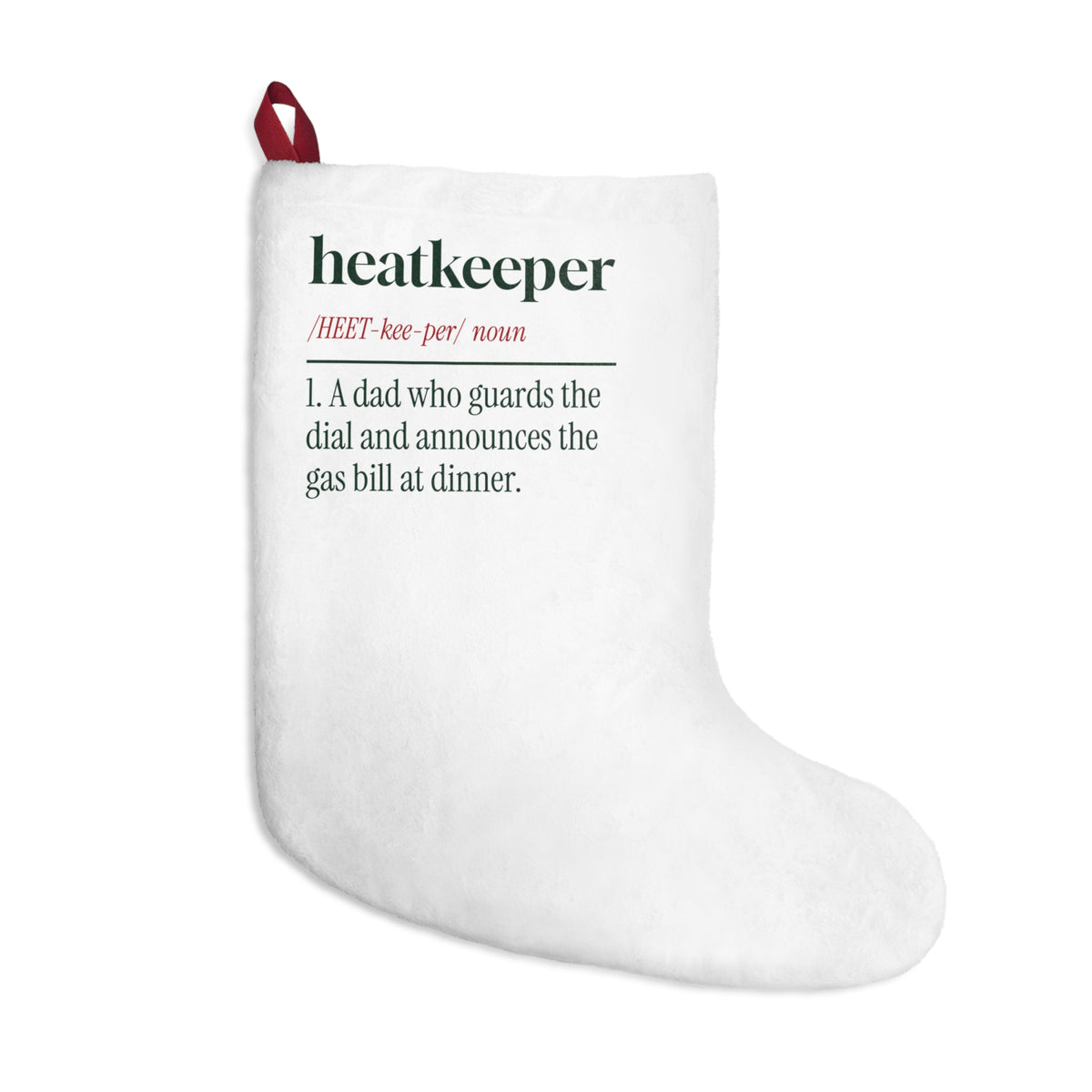Funny Christmas Stocking Heatkeeper Guardian Of The Dial For Dad