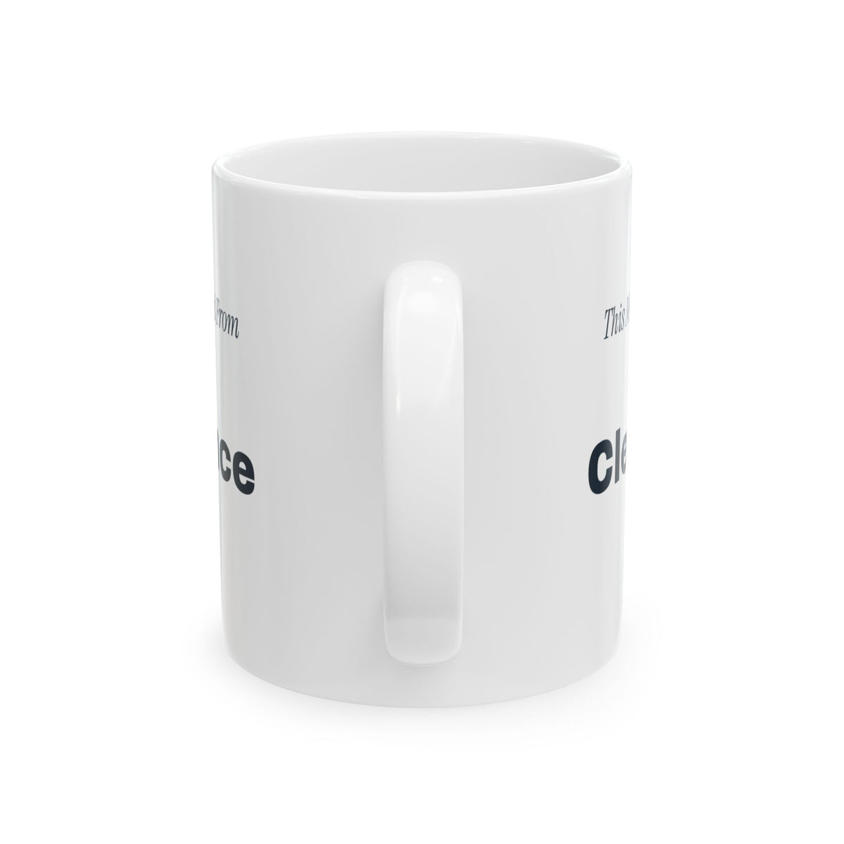 Funny White Elephant Coffee Mug Picked From The Clearance Bin
