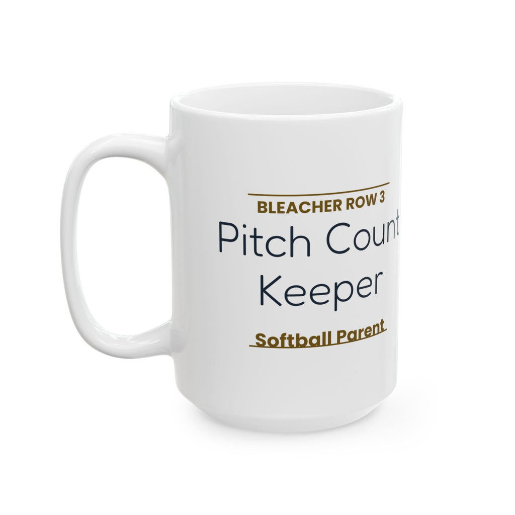 Funny Softball Coffee Mug Pitch Count Keeper For Softball Parents