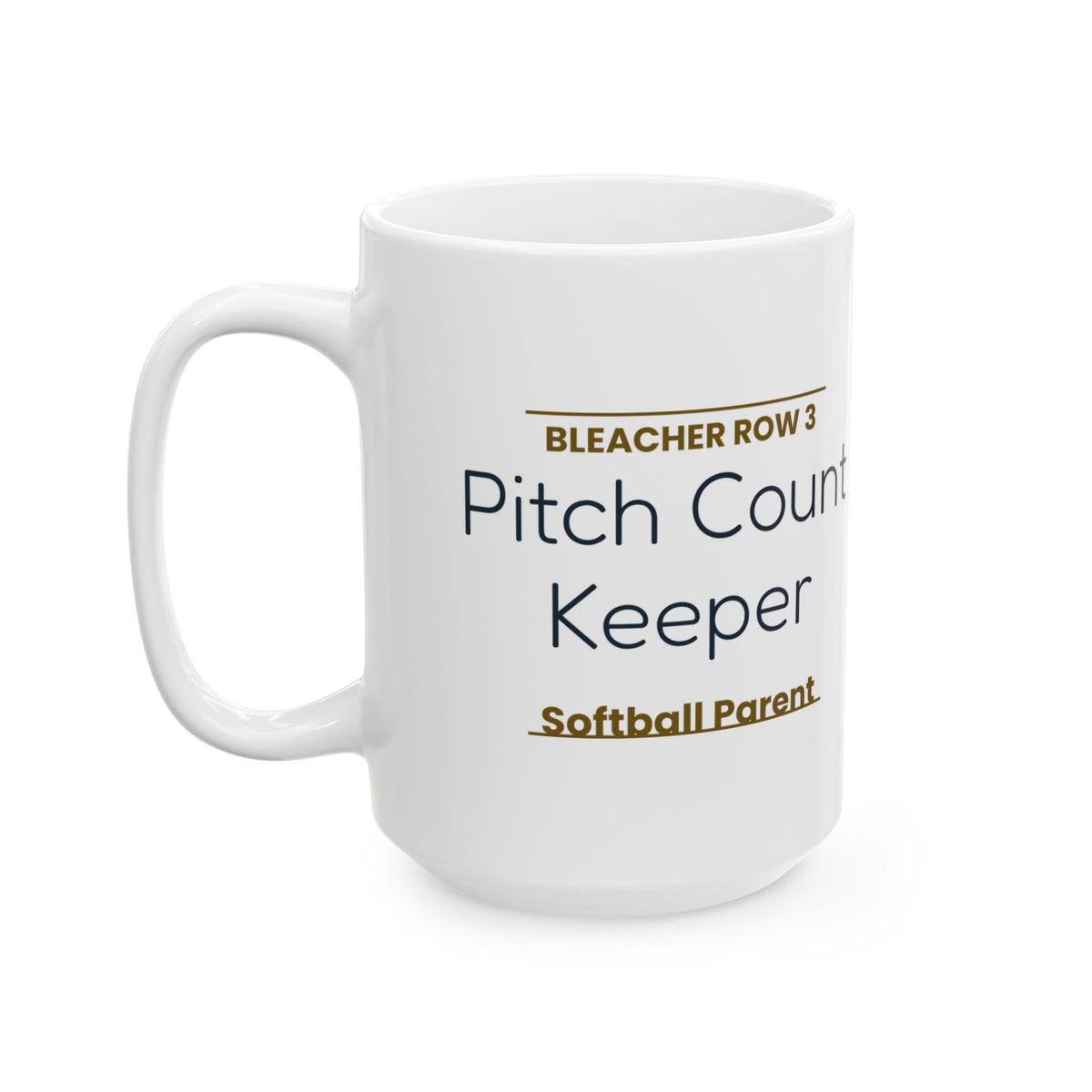 Funny Softball Coffee Mug Pitch Count Keeper For Softball Parents