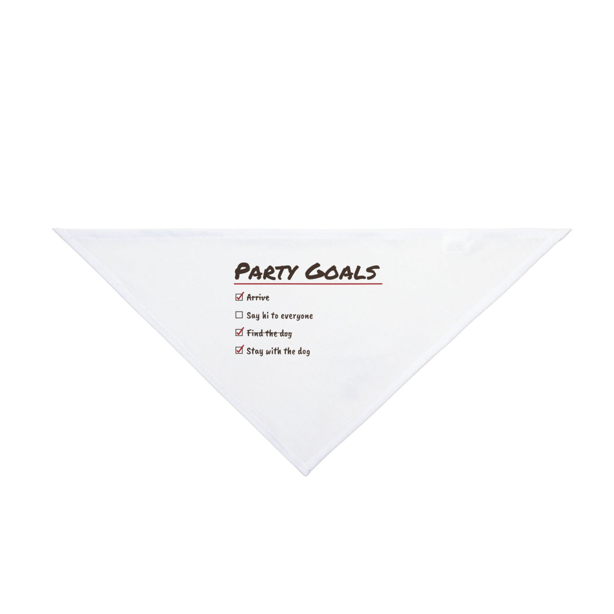 Funny Christmas Introvert Dog Bandana Find The Dog Party Checklist