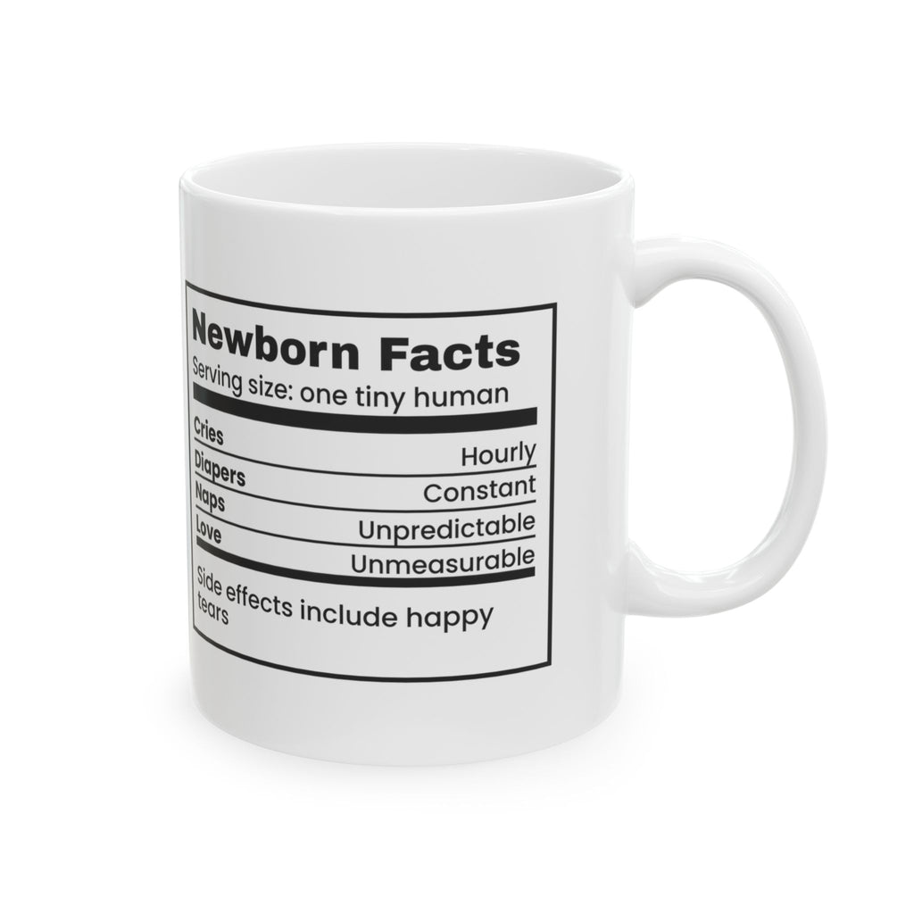Newborn Facts Love Unmeasurable Coffee Mug For Mom