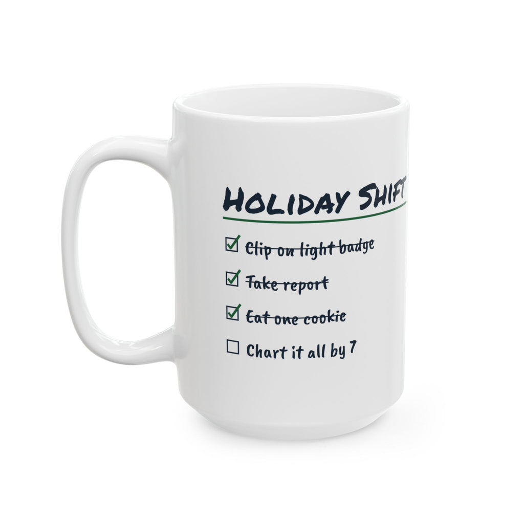 Funny Christmas Nurse Coffee Mug Eat One Cookie Chart It All By 7