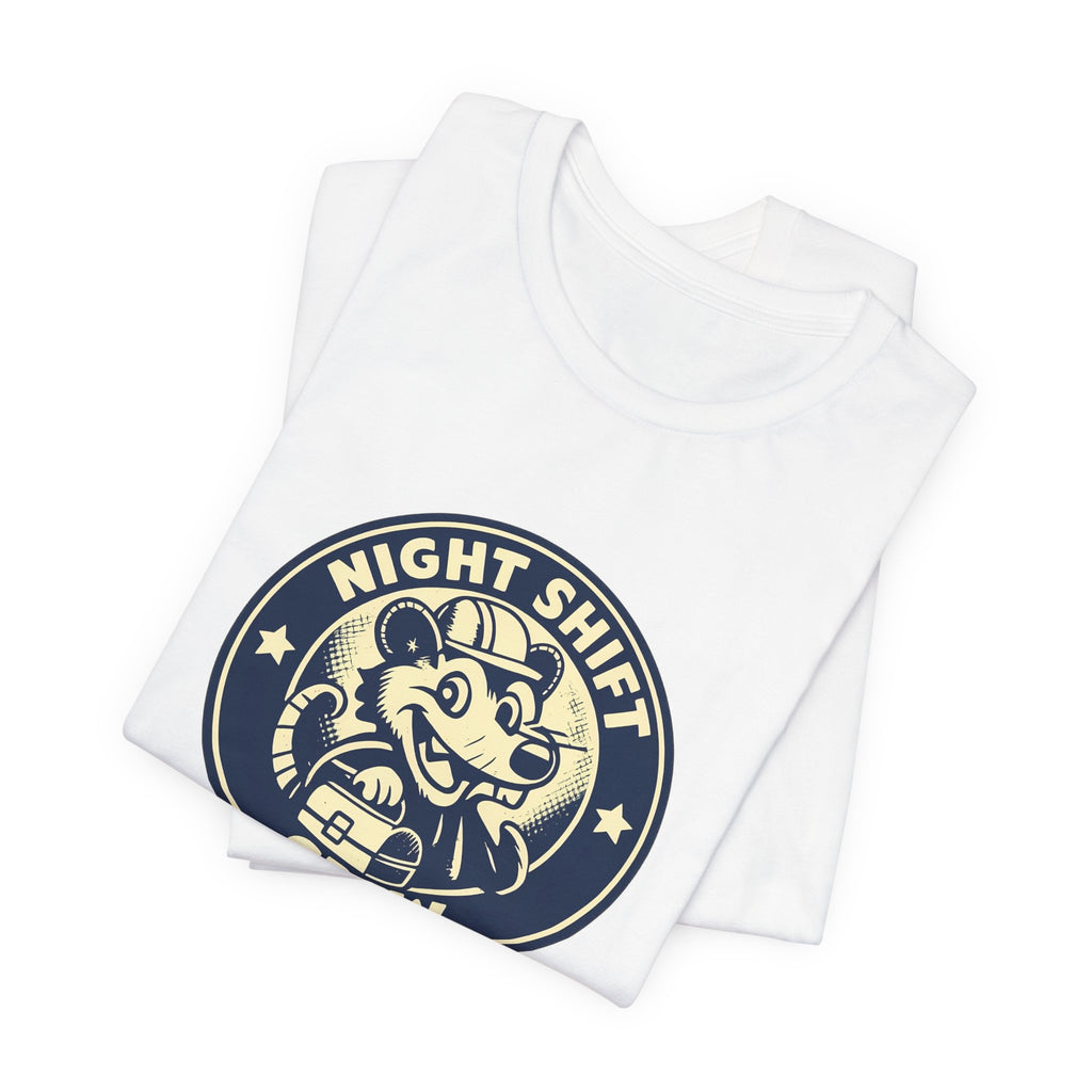 Night Shift Crew Funny Retro Possum Night Shift Worker Shirt