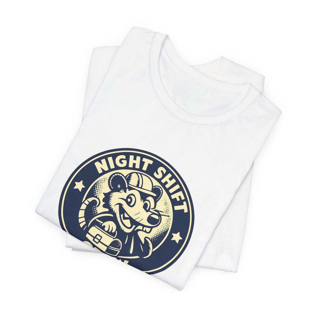 Night Shift Crew Funny Retro Possum Night Shift Worker Shirt
