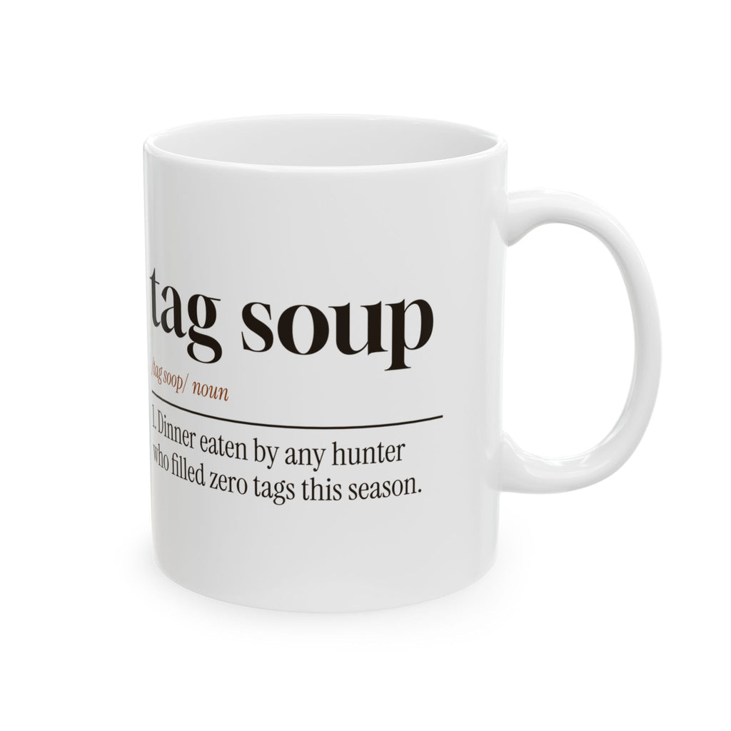 Tag Soup Coffee Mug, Definition For Hunters