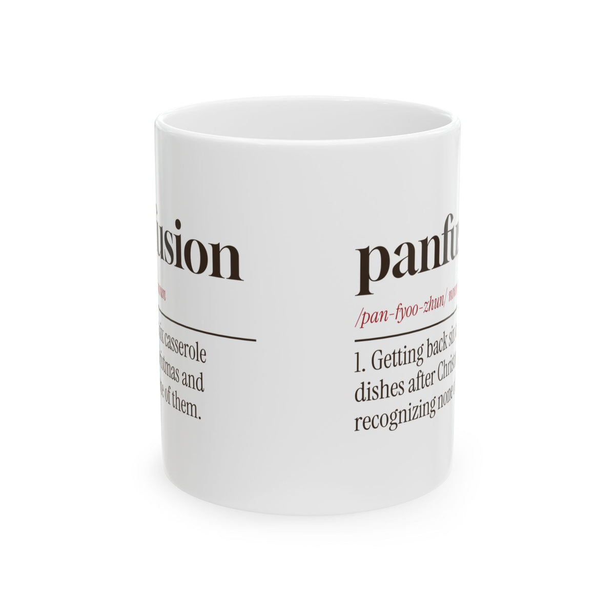 Funny Christmas Host Coffee Mug Panfusion Dictionary Definition