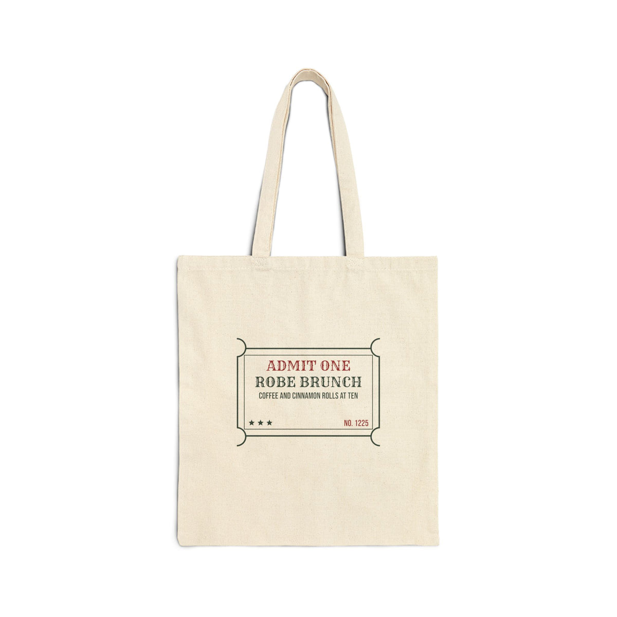 Christmas Morning Tote Bag Robe Brunch Ticket