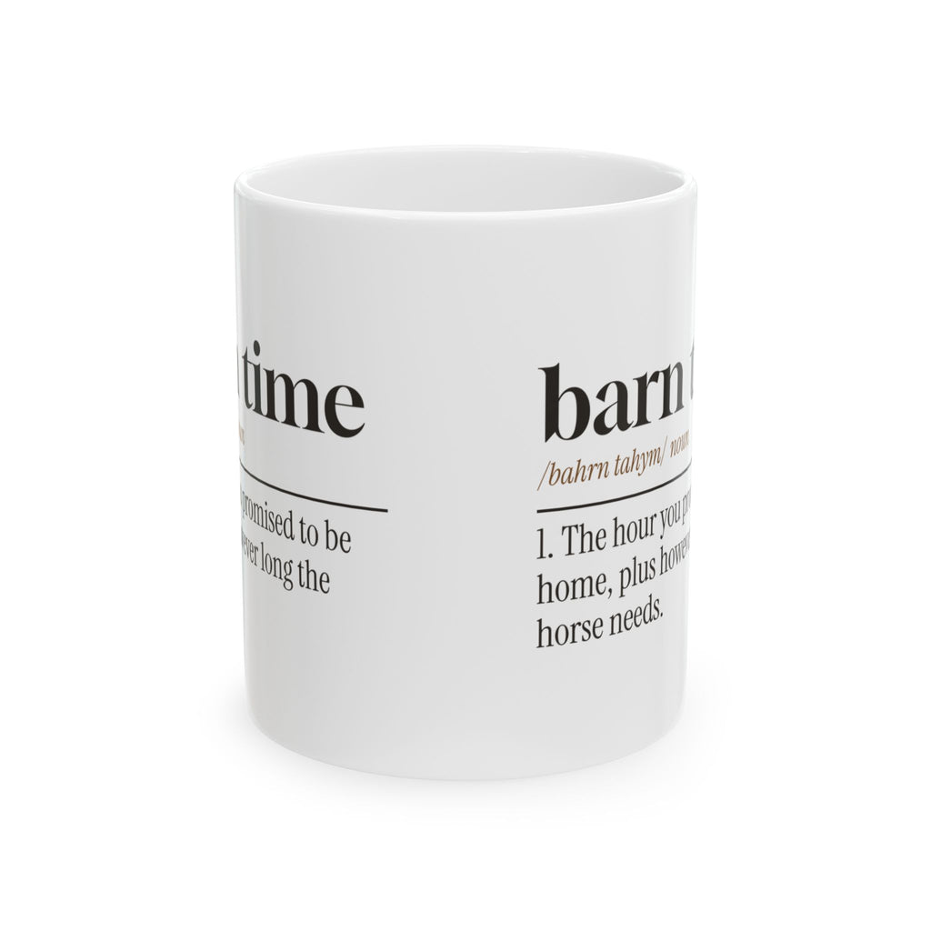 Barn Time Coffee Mug For Horse Girls