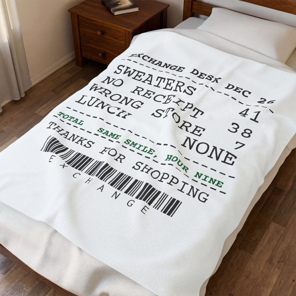 Funny Christmas Retail Throw Blanket No Receipt 38 Wrong Store 7