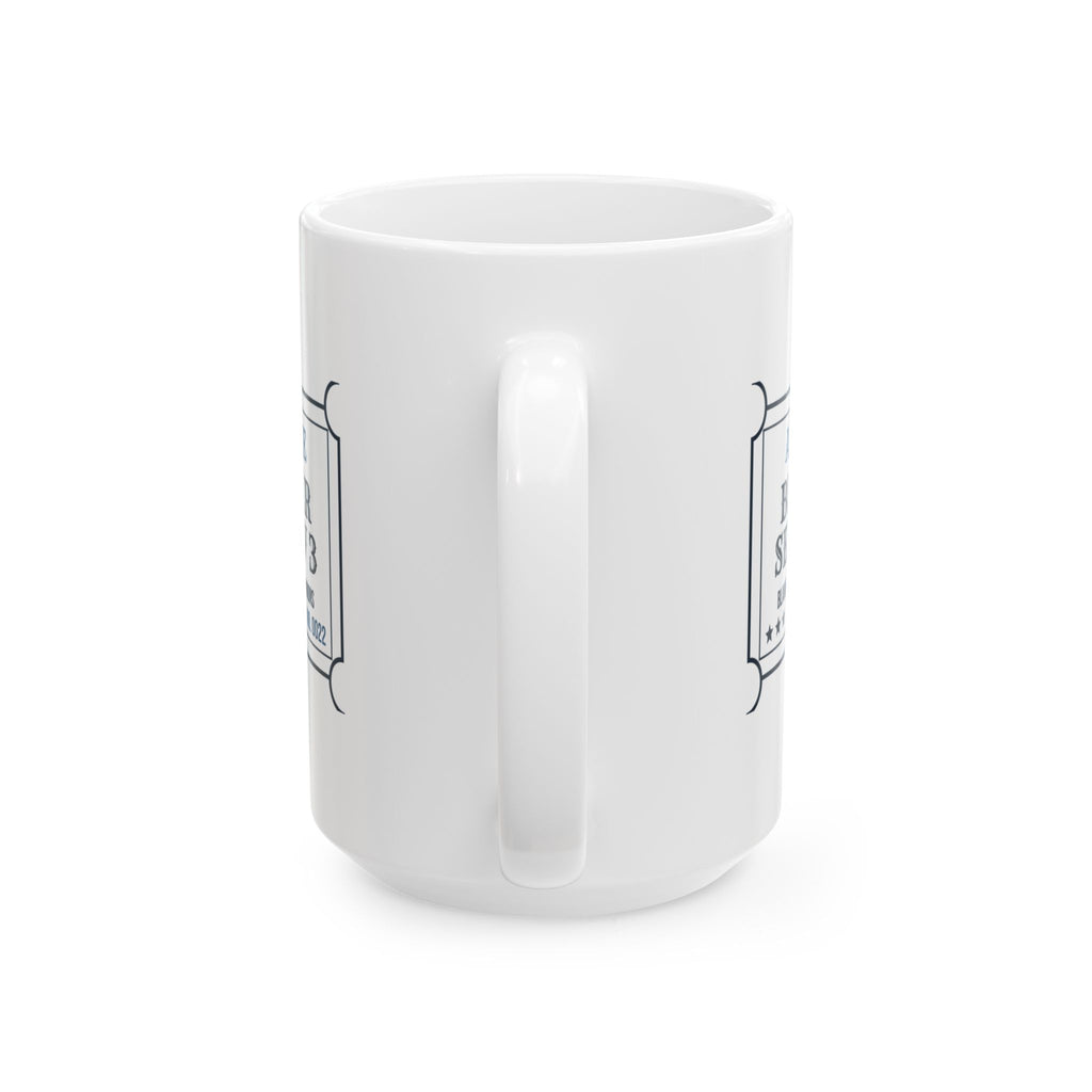 Funny Football Dad Coffee Mug Bleacher Seat Row 3 Ticket