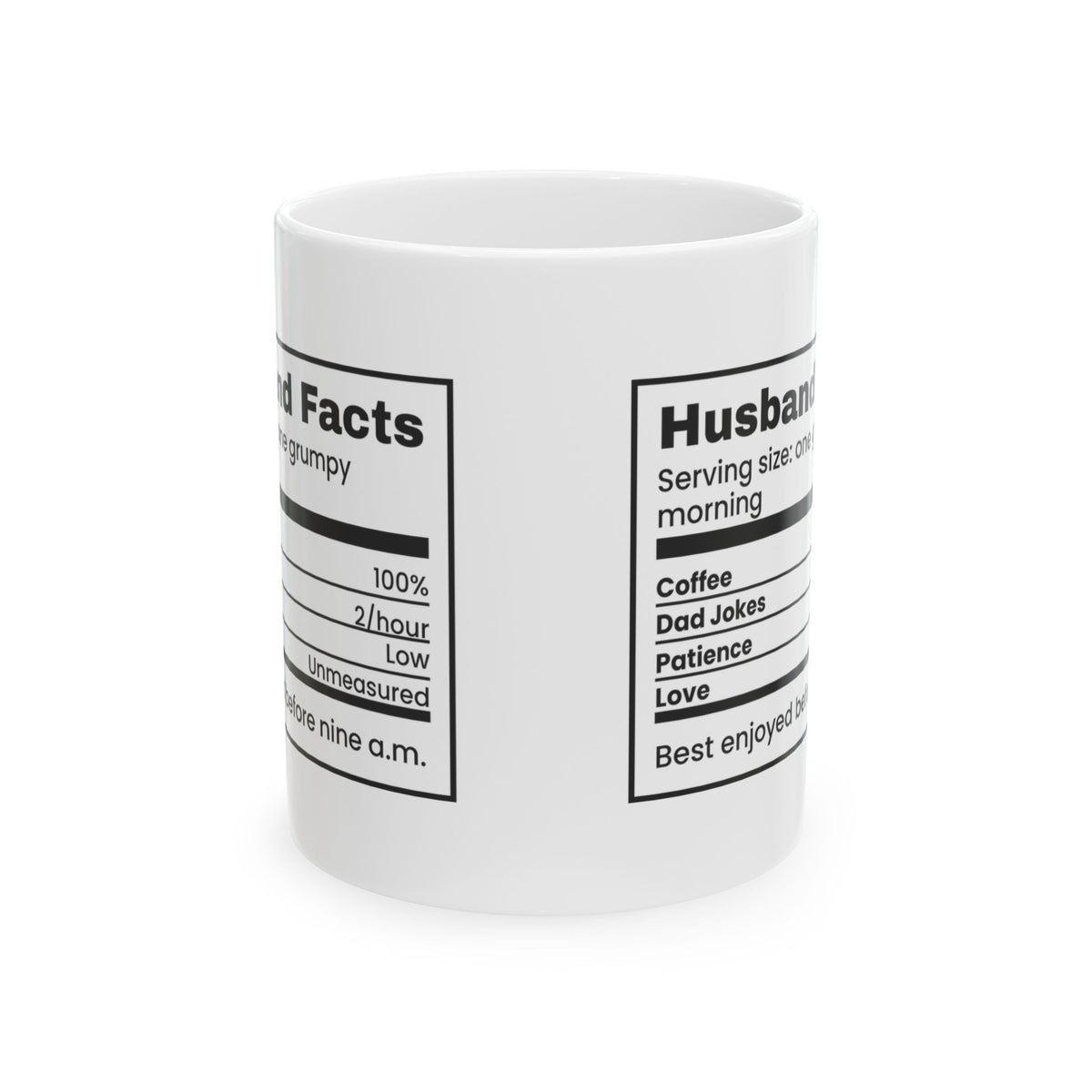 Husband Coffee Mug Best Before 9am