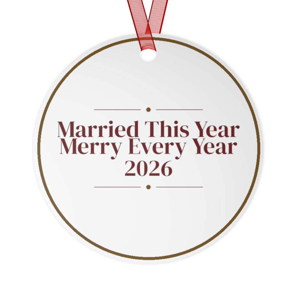 Christmas Ornament Married This Year Merry Every Year 2026