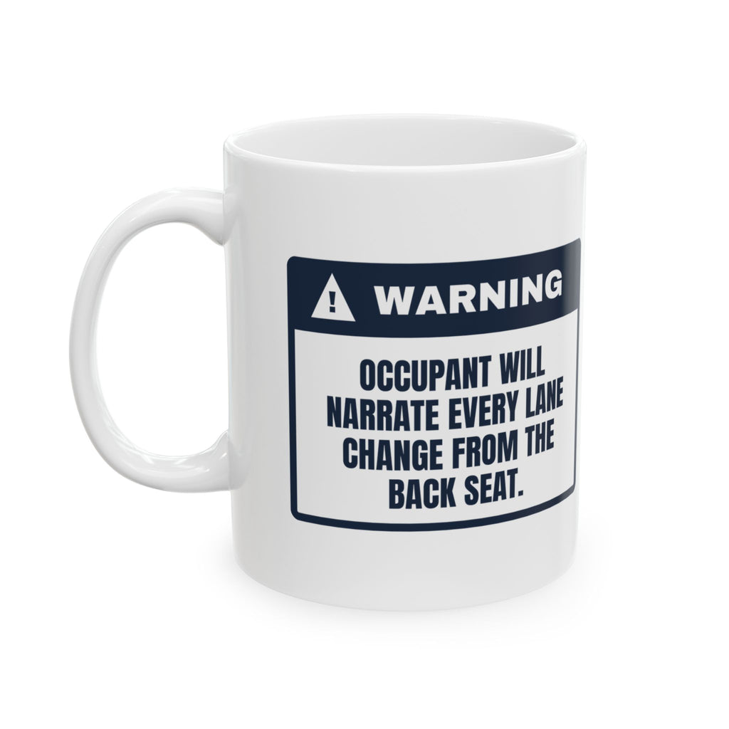 Backseat Driver Coffee Mug Backseat Driver On Board