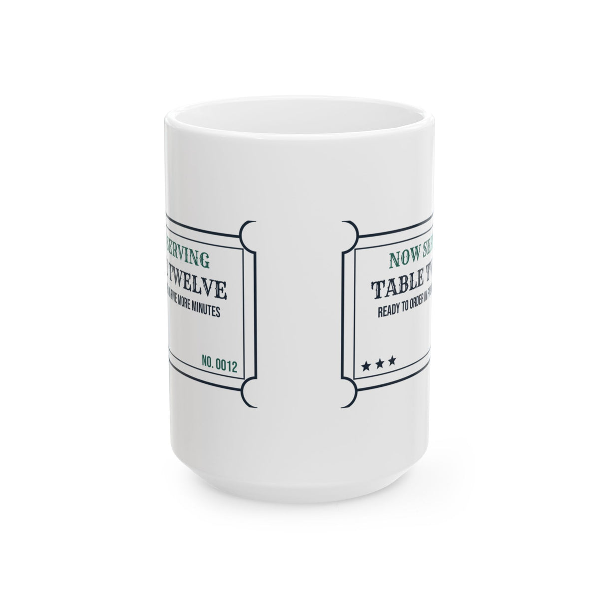 Funny Server Coffee Mug Ready To Order Five More Minutes