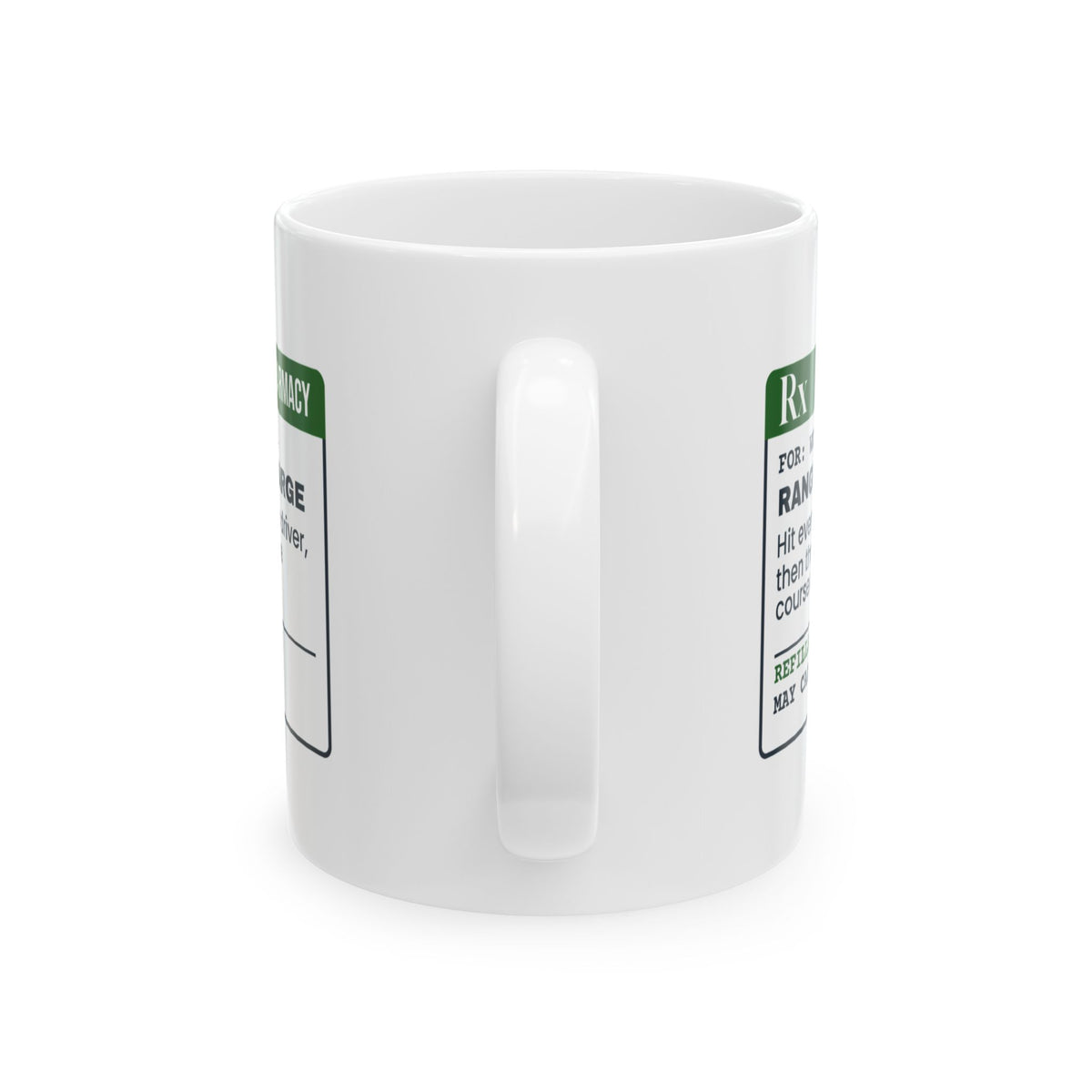 Funny Golf Coffee Mug Range Balls Prescription For Golfers
