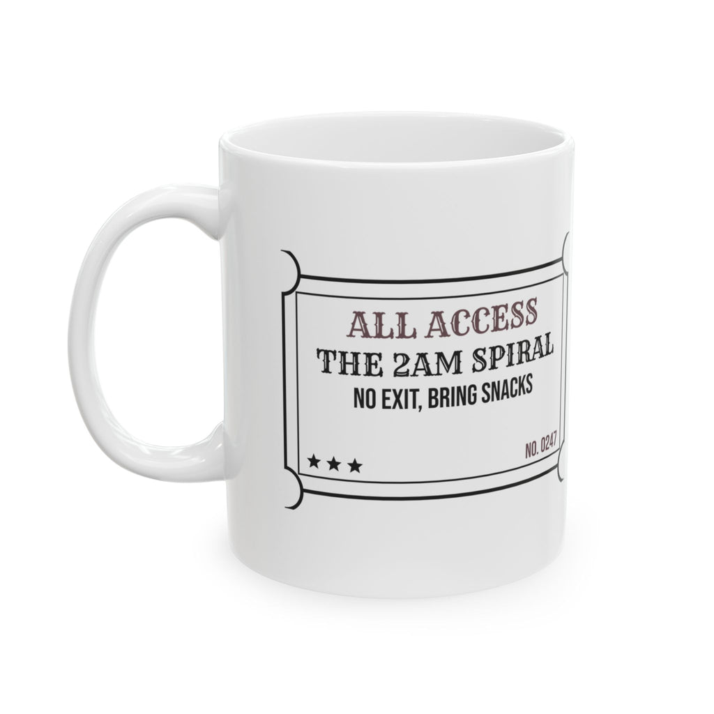 Overthinker Coffee Mug The 2AM Spiral All Access