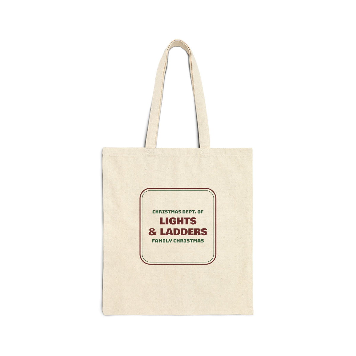 Funny Family Christmas Tote Bag Dept Of Tangled Lights Matching Set