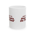 Funny Christmas Family Coffee Mug Most Likely To Hear Santa On The Roof